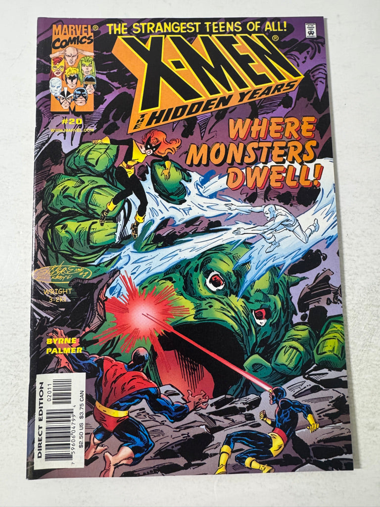 X-MEN THE HIDDEN YEARS #20 NM- John Byrne Cover