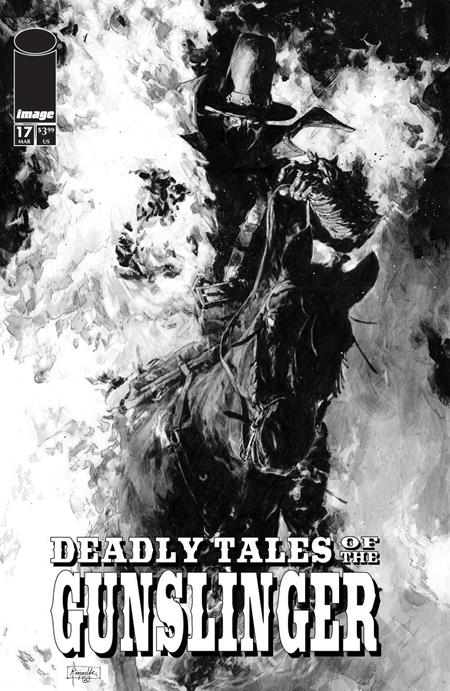 PRE-SALE: DEADLY TALES OF THE GUNSLINGER SPAWN #17 CVR B PATRIC REYNOLDS B&W VAR