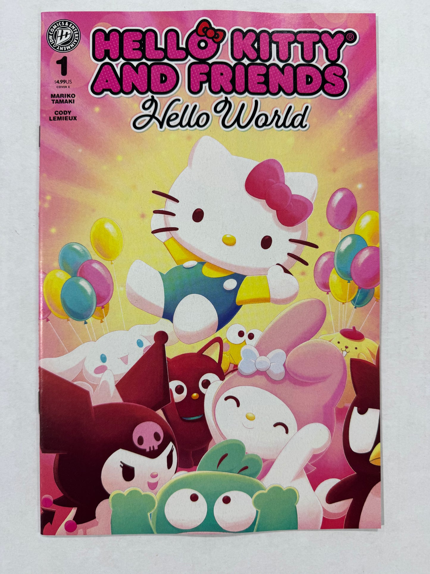 HELLO KITTY AND FRIENDS: HELLO WORLD! #1 NM Cover E Natalie Haines Variant