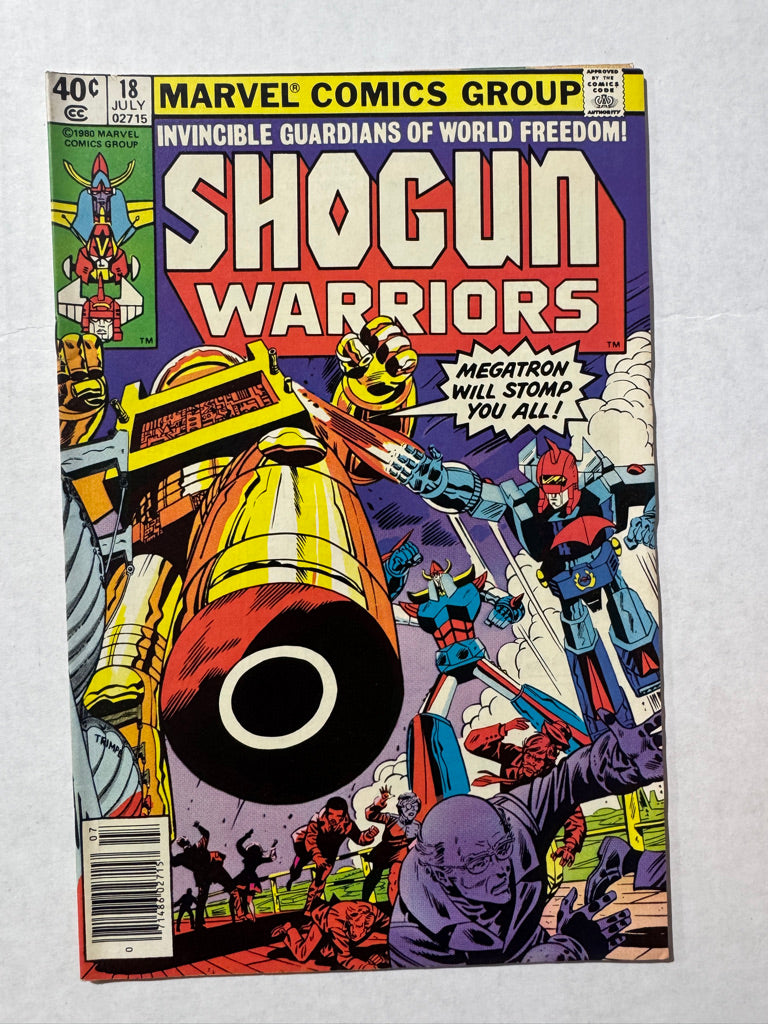 SHOGUN WARRIORS #18 FN/VF NEWSSTAND