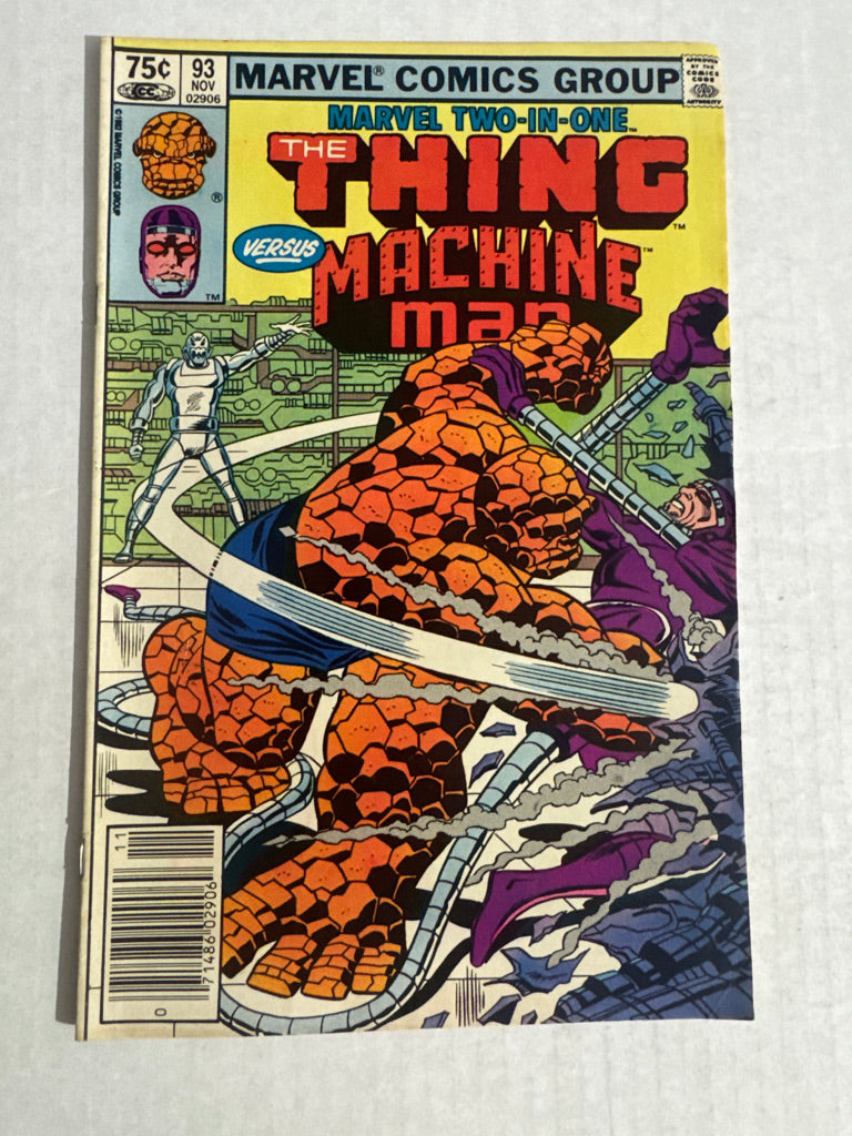 MARVEL TWO-IN-ONE #92 VF CANADIAN PRICE VARIANT