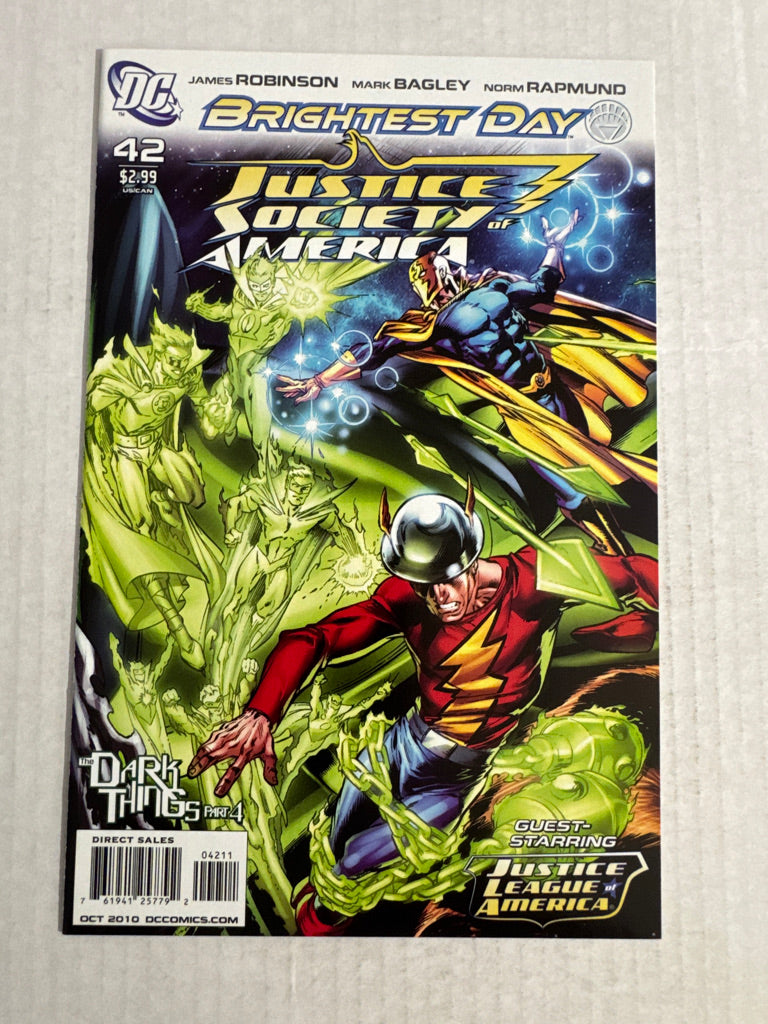 JUSTICE SOCIETY OF AMERICA #42 Vol 3 NM Mark Bagley Cover