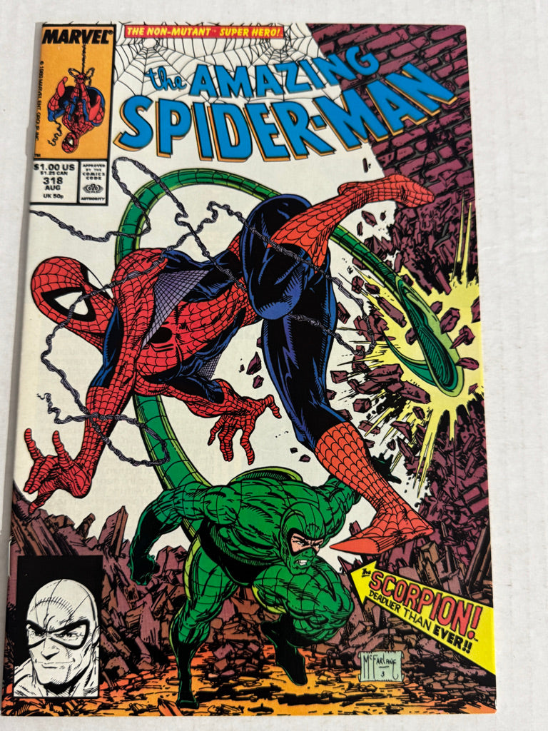 AMAZING SPIDER-MAN #318 NM Todd McFarlane Cover