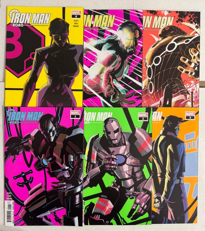 IRON MAN 2020 #1-6 NM Pete Woods Cover SET