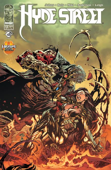 PRE-SALE: HYDE STREET #13 CVR C IVAN REIS & DANNY MIKI WITCHBLADE TEAM UP VAR