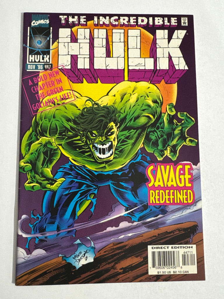 INCREDIBLE HULK #447 Mike Deodato Jr Cover