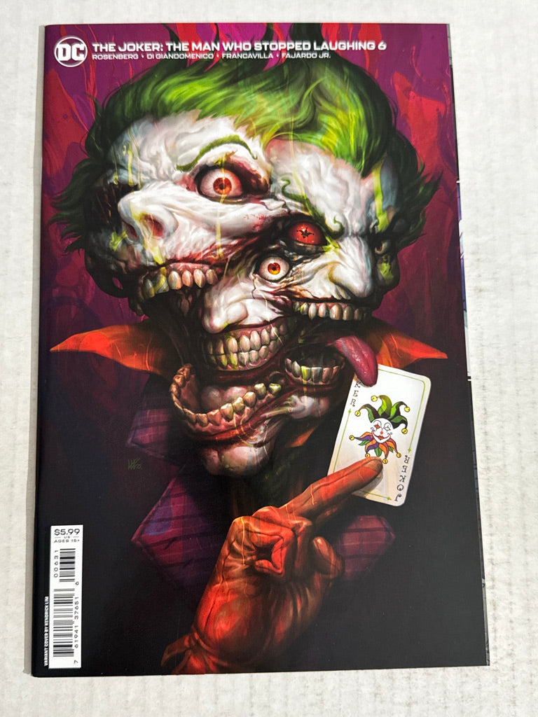 JOKER The Man Who Stopped Laughing #6 NM Kendrick Lim Variant