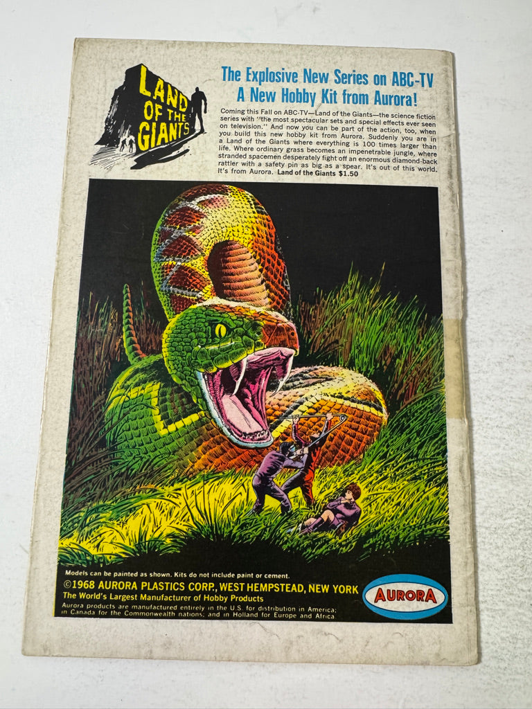 CHALLENGERS OF THE UNKNOWN #64 VG Joe Kubert Cover