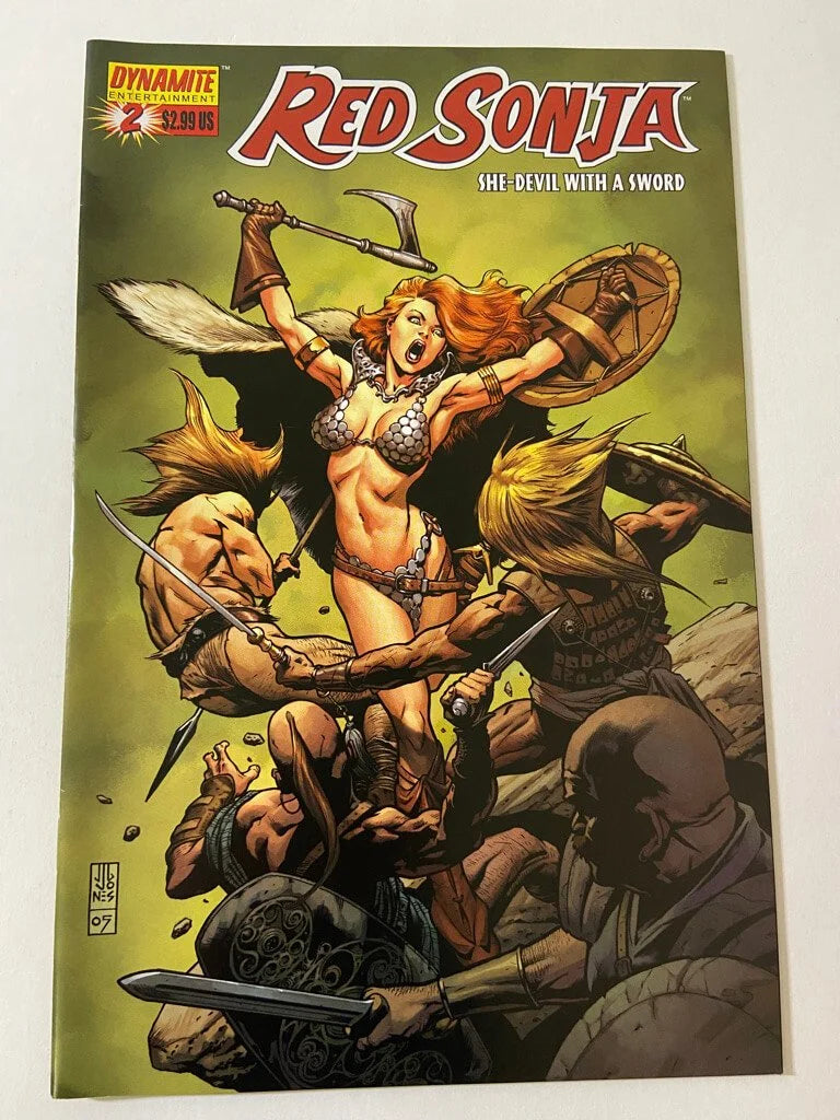 RED SONJA #2 NM JG Jones Cover (Dynamite)