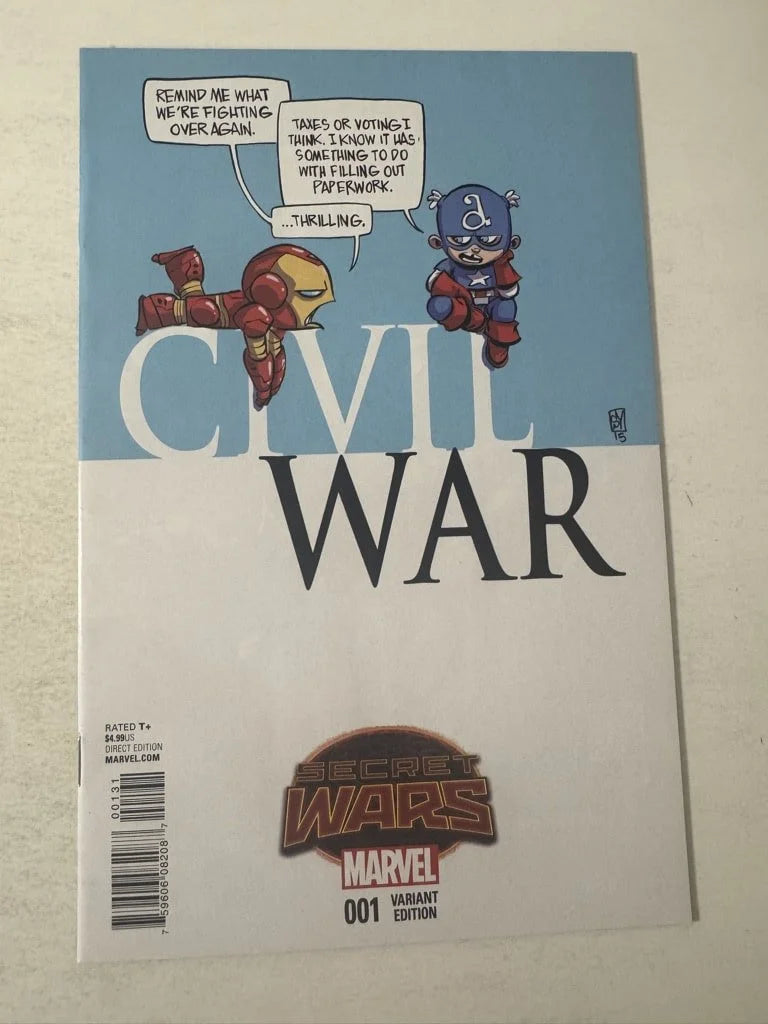 CIVIL WAR Secret Wars #1 NM Skottie Young Variant