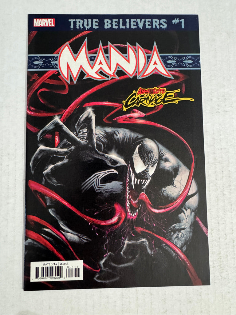 VENOM #1 NM Sam Kieth Mania True Believers Variant