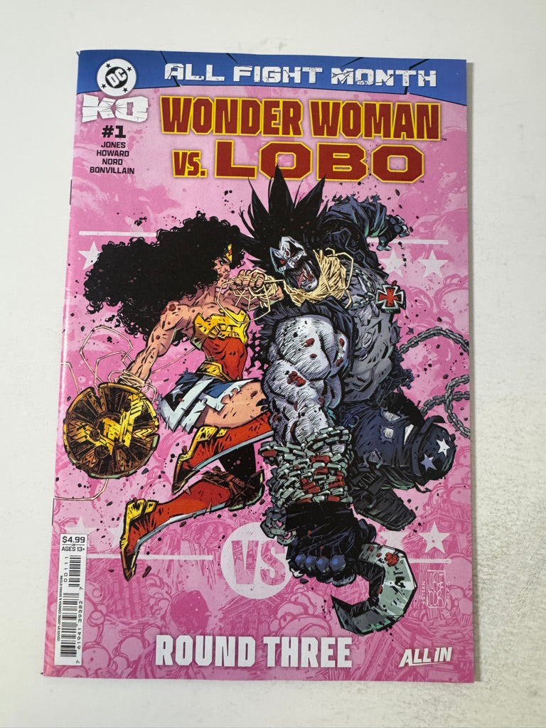 DC KO WONDER WOMAN VS LOBO #1 NM