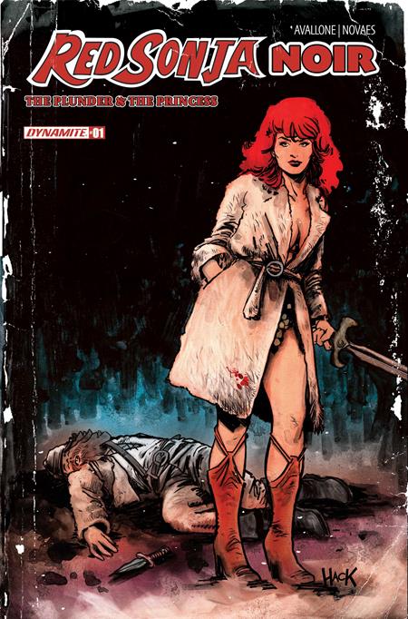 PRE-SALE: RED SONJA NOIR THE PLUNDER AND THE PRINCESS #1 (ONE SHOT) CVR B ROBERT HACK VAR
