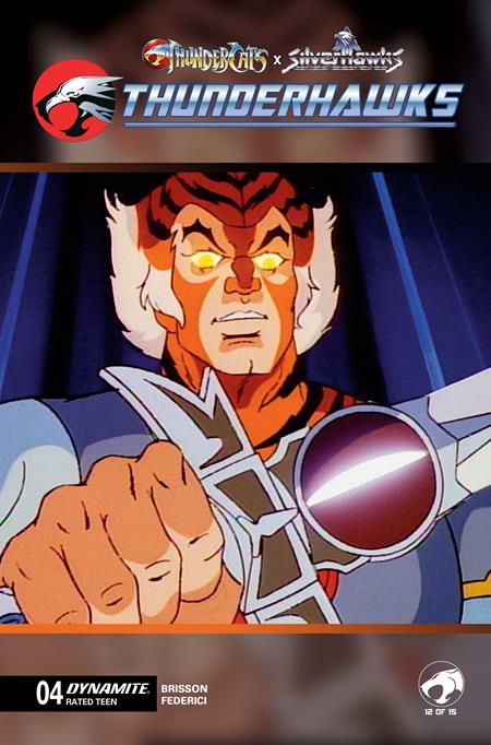 PRE-SALE: THUNDERCATS X SILVERHAWKS THUNDERHAWKS #4 CVR E ANIMATION ART VAR