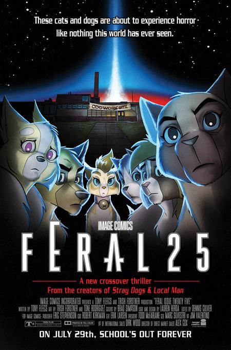 PRE-SALE: FERAL #25 CVR B TONE RODRIGUEZ & ALLEN PASSALAQUA FACULTY HOMAGE VAR