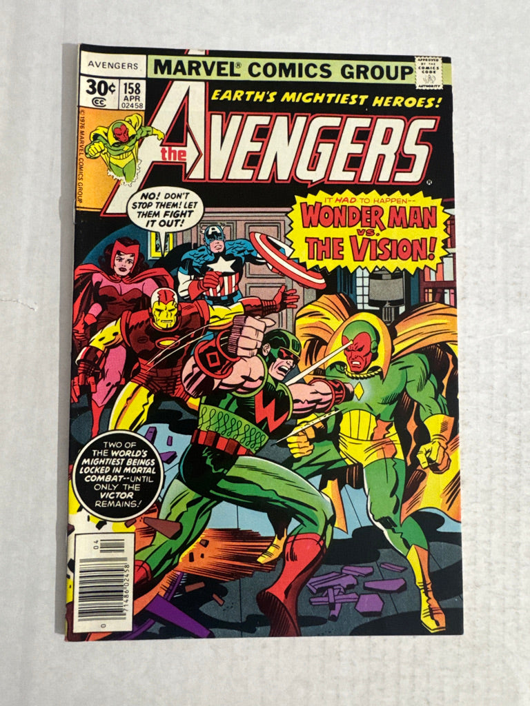 AVENGERS #158 Jack Kirby Cover 1ST APPEARANCE