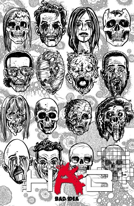 PRE-SALE: HAB #5 (OF 6) CVR E DAVID LAPHAM BW DEAD SKULLS VAR