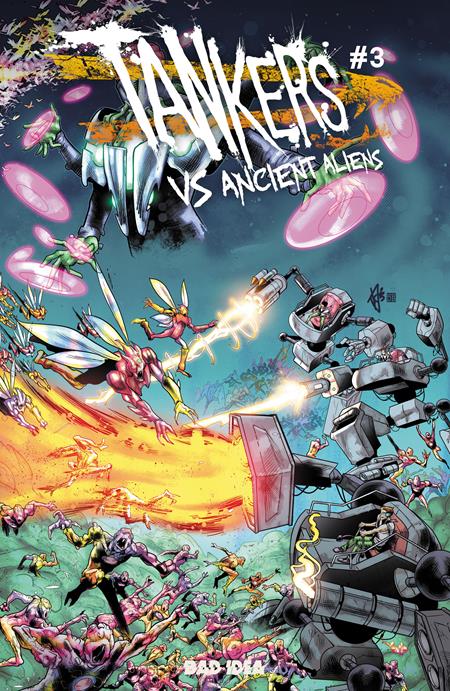 PRE-SALE: TANKERS VS ANCIENT ALIENS # 3 (OF 4) CVR A FREDERICA MANCIN