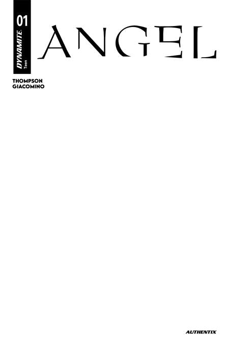 PRE-SALE: ANGEL #1 CVR H BLANK AUTHENTIX VAR