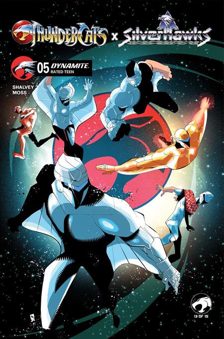 PRE-SALE: THUNDERCATS X SILVERHAWKS #5 CVR D GEORGE KAMBADAIS VAR