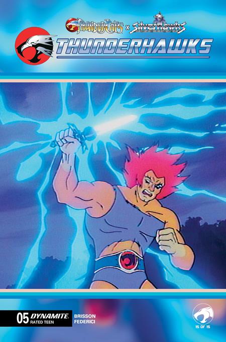 PRE-SALE: THUNDERCATS X SILVERHAWKS THUNDERHAWKS #5 CVR E ANIMATION ART VAR
