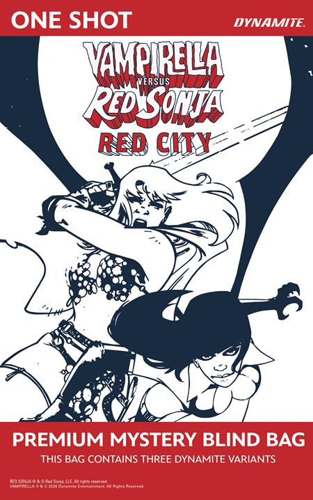 PRE-SALE: VAMPIRELLA VS RED SONJA RED CITY #1 CVR F PREMIUM MYSTERY BLIND BAG VAR