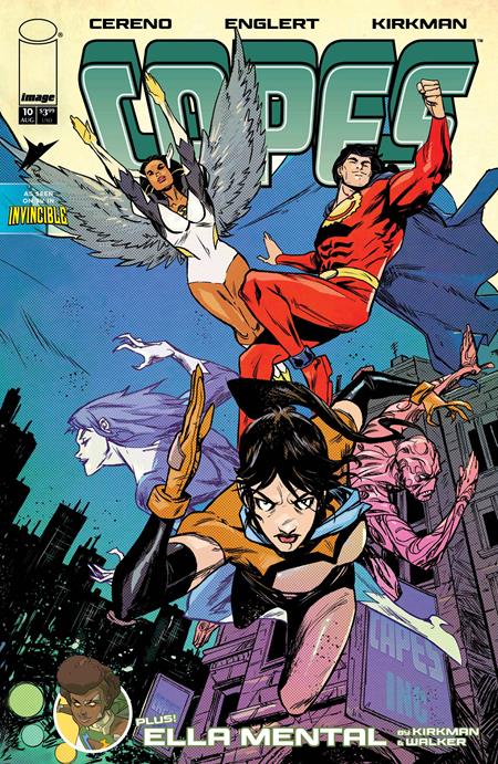 PRE-SALE: INVINCIBLE UNIVERSE CAPES #10 CVR E SANFORD GREENE CONNECTING VAR