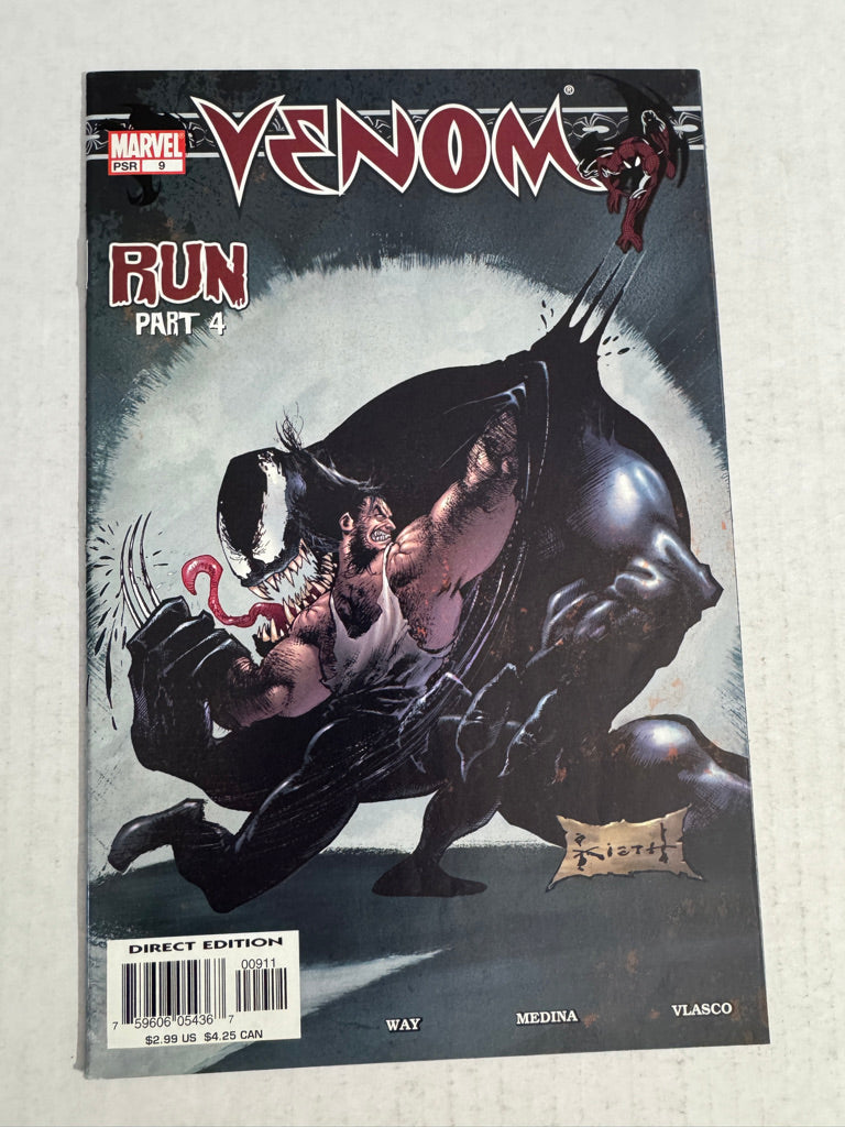 VENOM #9 VF/NM Sam Kieth Cover