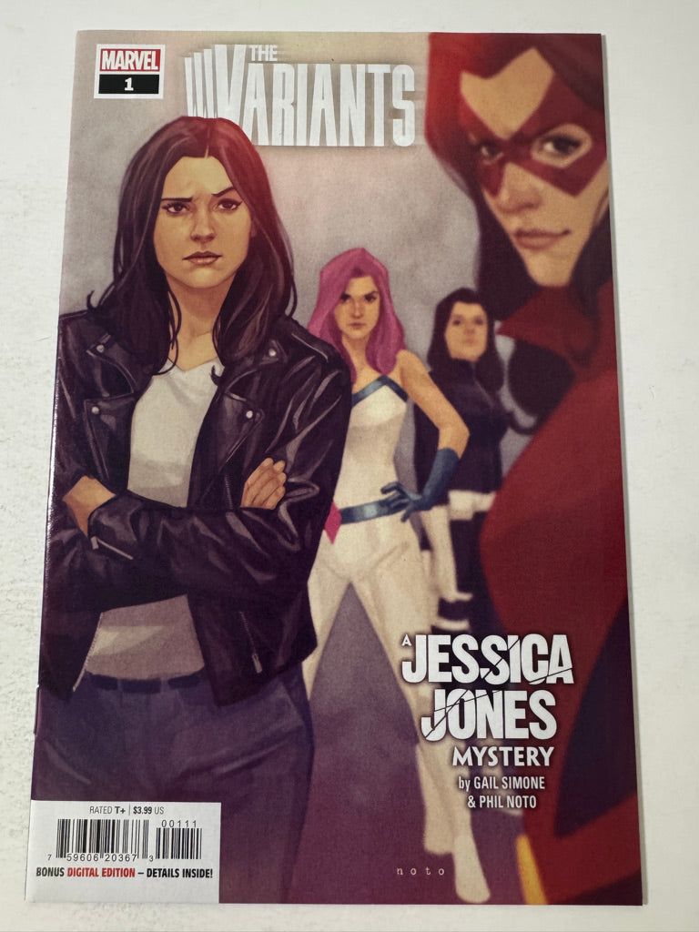 THE VARIANTS A Jessica Jones Mystery #1 NM Phil Noto Cover