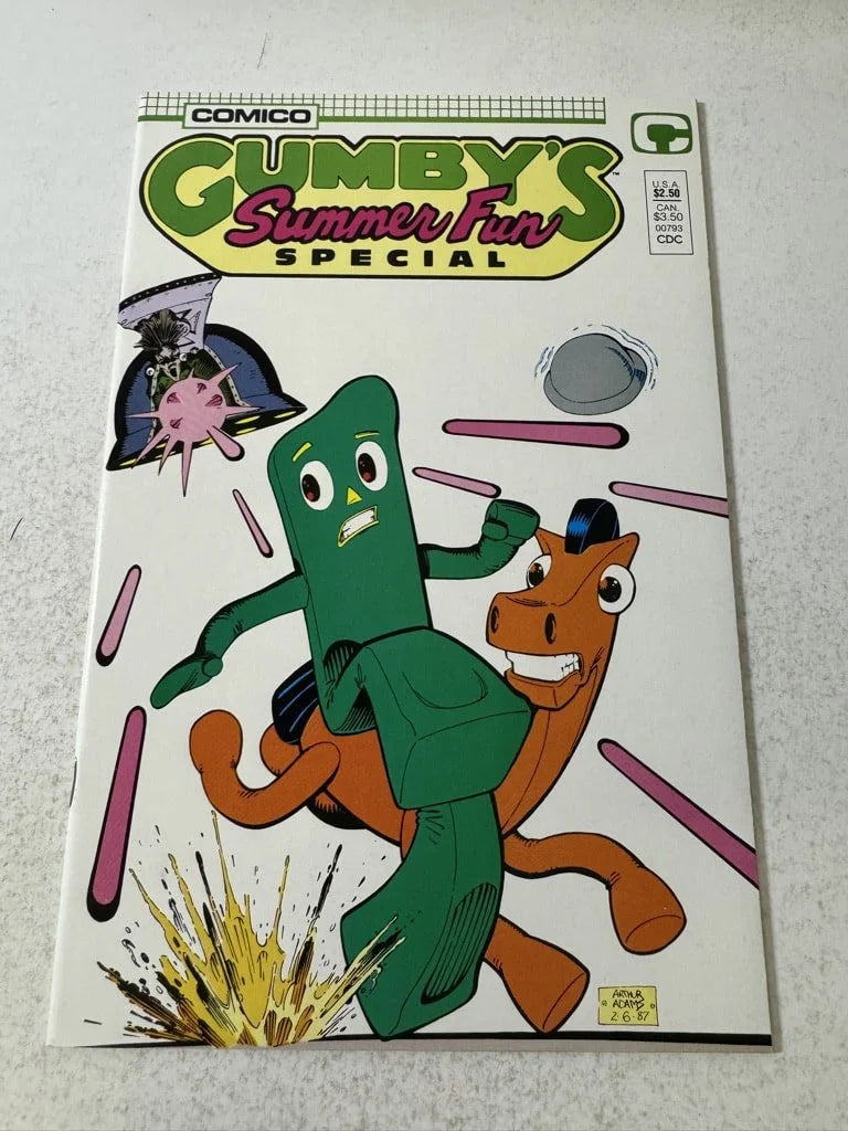 GUMBY'S SUMMER FUN SPECIAL #1 NM Arthur Adams Cover