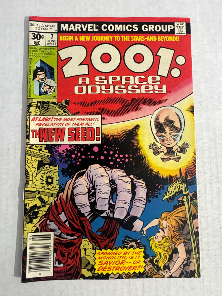 2001: A SPACE ODYSSEY #7 Jack Kirby Cover
