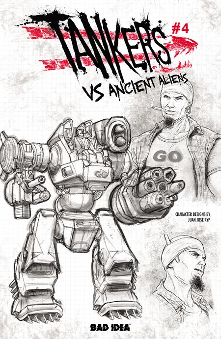 PRE-SALE: TANKERS VS ANCIENT ALIENS #4 (OF 4) CVR C JUAN JOSE RYP DESIGN VAR