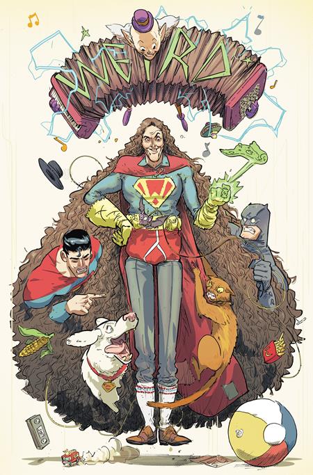 PRE-SALE: BATMAN SUPERMAN WEIRD AL WORLDS WEIRDEST #1 (ONE SHOT) CVR C RILEY ROSSMO CARD STOCK VAR