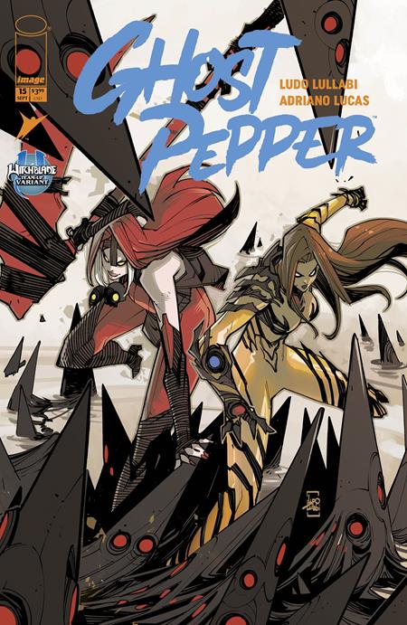PRE-SALE: GHOST PEPPER #15 CVR F LUDO LULLABI WITCHBLADE TEAM UP VAR