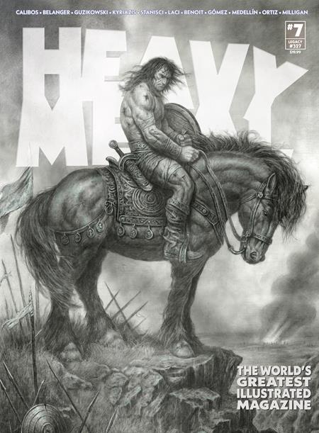 PRE-SALE: HEAVY METAL MAGAZINE #7 CVR B CALIBOS VAR