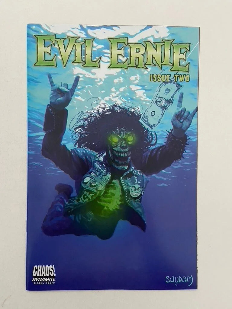 EVIL ERNIE #2 Vol 3 NM TMNT Homage Variant