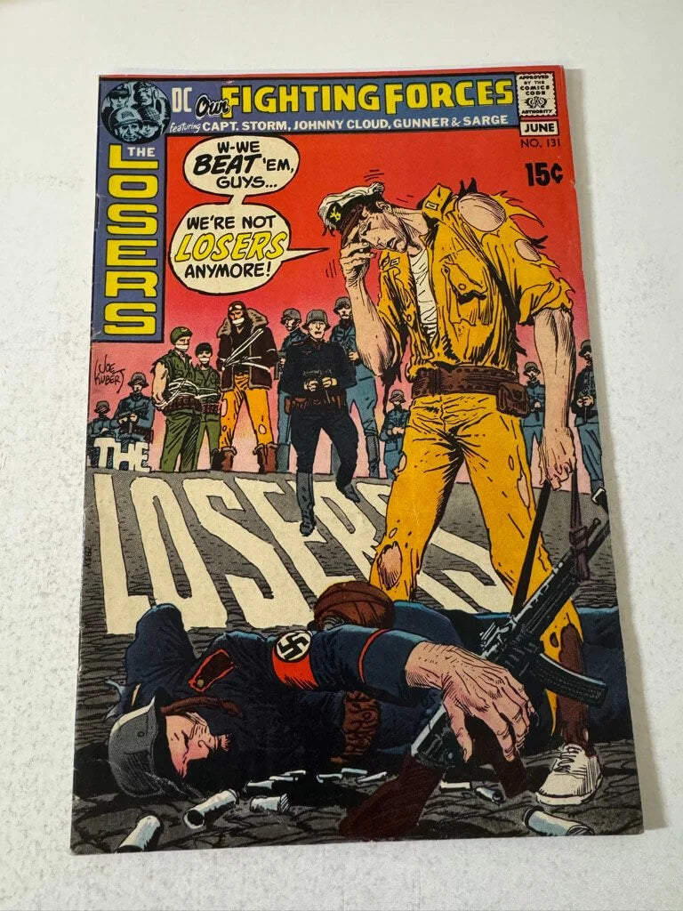 OUR FIGHTING FORCES #131 FN+ Joe Kubert Cover