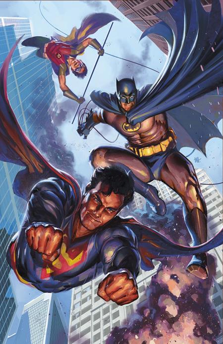 PRE-SALE: BATMAN SUPERMAN WORLDS FINEST #56 CVR B BEN HARVEY CARD STOCK VAR