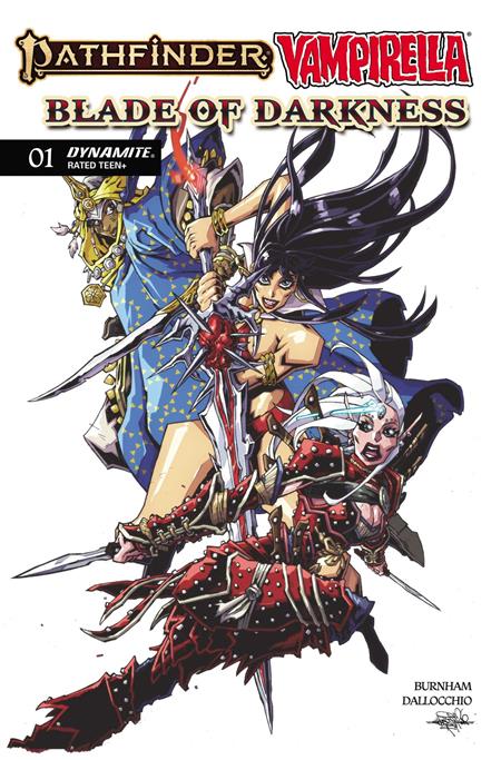 PRE-SALE: PATHFINDER VAMPIRELLA BLADE OF DARKNESS #1 CVR B ANDREW HUERTA VAR
