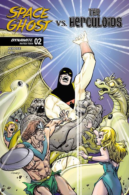 PRE-SALE: SPACE GHOST VS THE HERCULOIDS #2 CVR E TOM RANEY VAR