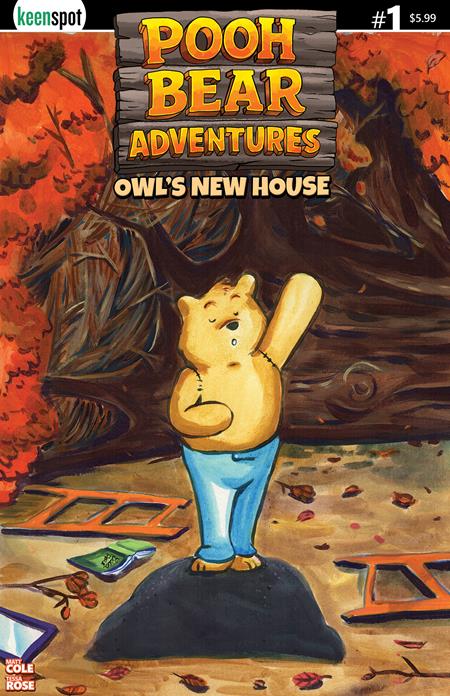 PRE-SALE: POOH BEAR ADVENTURES OWLS NEW HOUSE #1 (ONE SHOT) CVR B TESSA ROSE POOH RAISES PAW VAR
