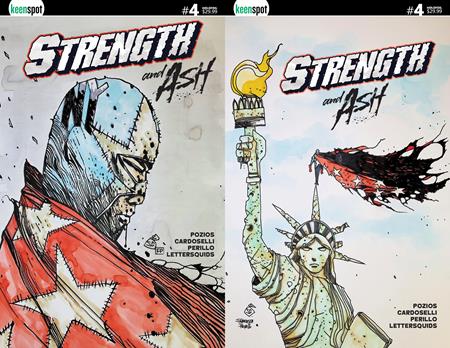 PRE-SALE: STRENGTH & ASH #4 CVR D STEFANO CARDOSELLI FRANCESCA PERILLO HOLOFOIL FLIP COVER VAR