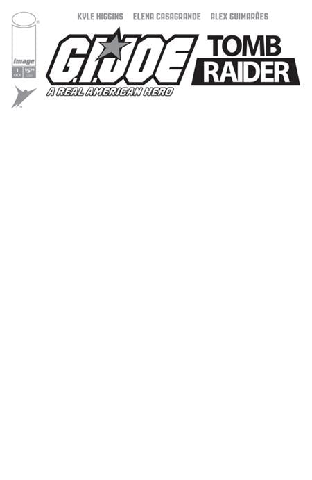 PRE-SALE: GI JOE A REAL AMERICAN HERO TOMB RAIDER #1 (OF 5) CVR G BLANK SKETCH VAR