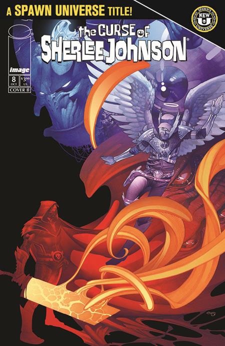 PRE-SALE: SPAWN THE CURSE OF SHERLEE JOHNSON #8 CVR B CHRIS STEVENS B&W VIRGIN VAR
