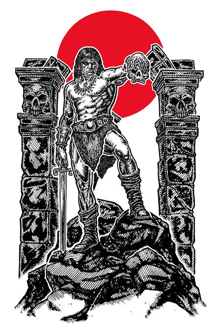 PRE-SALE: CONAN THE BARBARIAN TIDES OF THE TYRANT KING #2 (OF 4) CVR F MICAH ULRICH VIRGIN FOIL VAR (MR)