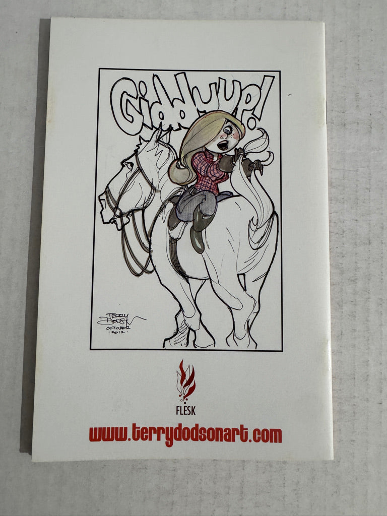 BOMBSHELLS A TERRY DODSON SKETCHBOOK NM- SIGNED