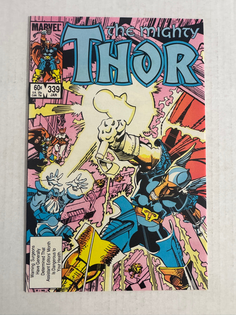 MIGHTY THOR #339 NM- Walter Simonson Cover 1ST APPEARANCE