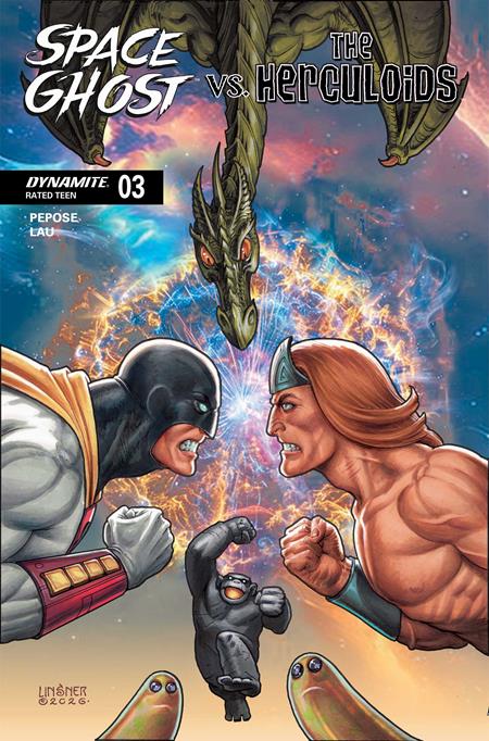 PRE-SALE: SPACE GHOST VS THE HERCULOIDS #3 CVR C JOSEPH MICHAEL LINSNER VAR