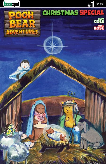 PRE-SALE: POOH BEAR ADVENTURES CHRISTMAS SPECIAL #1 (ONE SHOT) CVR C TESSA ROSE THE NATIVITY VAR