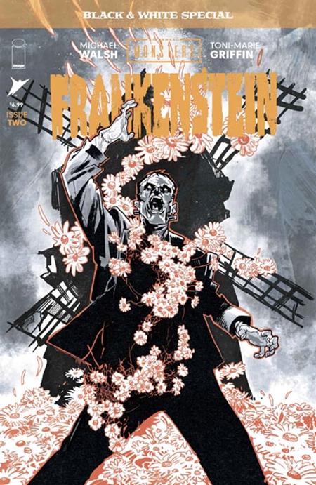 PRE-SALE: UNIVERSAL MONSTERS FRANKENSTEIN B&W SPECIAL #2 (OF 2) CVR A MICHAEL WALSH
